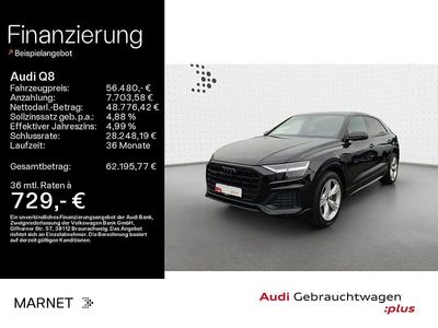 Gebraucht Audi Q8 S-Line 286 PS (210 kW) 2022 Schwarz SUV