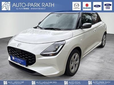 Pure white pearl met./mineral gray metallic (weiss Neu 2025 Suzuki Swift Comfort Kleinwagen | 19.680 €