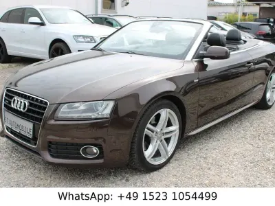 Gebraucht Audi A5 Cabriolet S-Line 239 PS (175 kW) 2011 Braun Cabrio