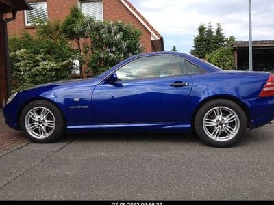 Gebraucht Mercedes SLK230 AMG 262 PS (192 kW) 1999 Blau metallic Cabrio