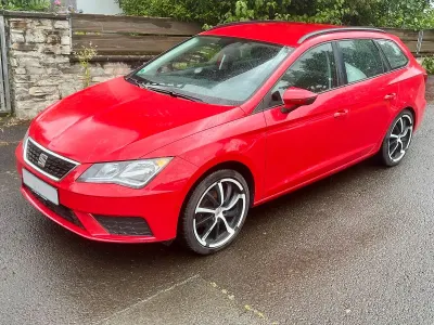 Gebraucht Seat Leon ST 110 PS (80 kW) 2017 Rot Kombi