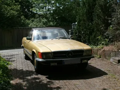 Gebraucht Mercedes SL280 177 PS (130 kW) 1978 Gold Cabrio