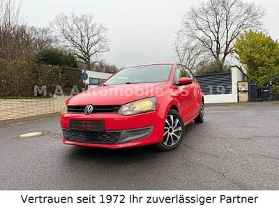 Gebraucht VW Polo Trendline 60 PS (44 kW) 2009 Rot Kleinwagen