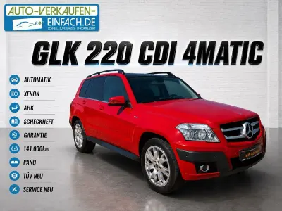 Gebraucht Mercedes GLK220 170 PS (125 kW) 2009 Feueropal  unilack SUV