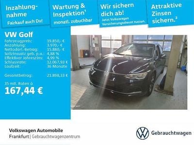 Gebraucht VW Golf VIII Active 131 PS (96 kW) 2022 Schwarz Limousine