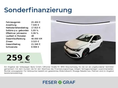 Gebraucht VW Golf VIII GTI 245 PS (180 kW) 2023 Weiß Limousine