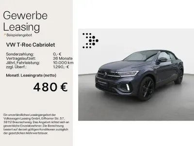 Neu VW T-Roc Cabriolet R-line 150 PS (110 kW) 2026 Grau Cabrio