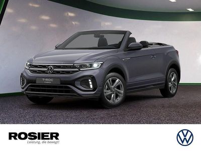 Gebraucht VW T-Roc Cabriolet R-line 150 PS (110 kW) 2025 Grau / rauchgrau (metallic) Cabrio