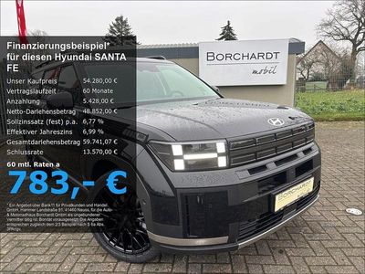 Abyss black / mic (schwarz) Gebraucht 2024 Hyundai Santa Fe Intro Edition SUV | 54.280 € (Etwas zu teuer)