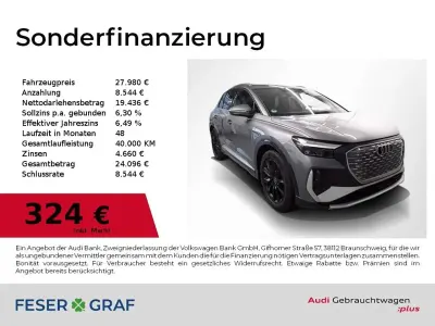 Gebraucht Audi Q4 e-tron S-Line 150 kW (204 PS) 2023 Taifungrau metallic SUV