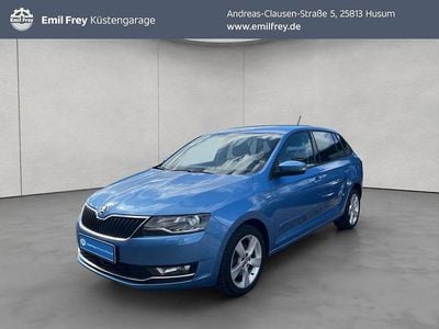 Begagnad Skoda Rapid Ambition 110 HK (80 kW) 2018 Blå Halvkombi