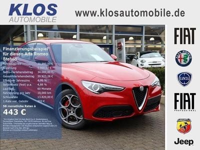 Gebraucht Alfa Romeo Stelvio Ti 281 PS (206 kW) 2023 Rot SUV