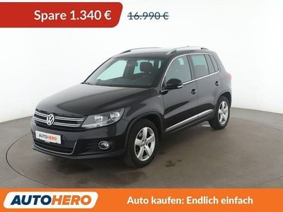 Schwarz Gebraucht 2016 VW Tiguan LOUNGE SUV | 15.650 € (Guter Preis)