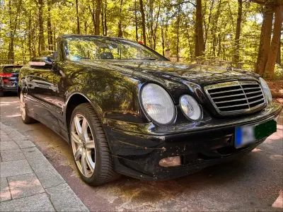 Gebraucht Mercedes CLK200 2001 Schwarz Cabrio