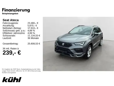 Gebraucht Seat Ateca FR 150 PS (110 kW) 2023 Graphitgrau SUV