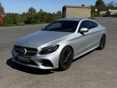 Gebraucht Mercedes C200 AMG line 184 PS (135 kW) 2020 Silber Coupé