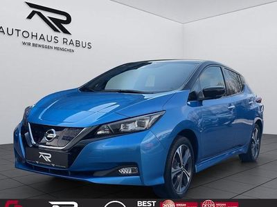 Gebraucht Nissan Leaf Tekna 160 kW (218 PS) 2021 Blue metallic/dach black metallic (metallic) Kleinwagen