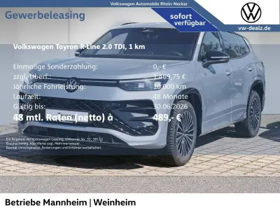 Ny VW Tayron R-line 193 HK (141 kW) 2026 Sølv SUV