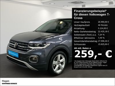 gebraucht VW T-Cross - 1.0 TSI DSG LED NAV APP ACC SHZ Style