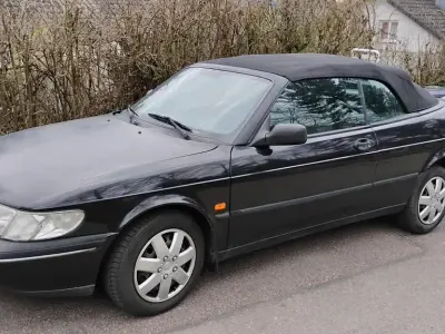 Brugt Saab 900 Cabriolet 150 HK (110 kW) 1997 Sort Cabriolet