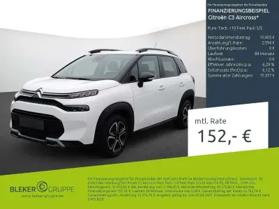 Gebraucht Citroën C3 Aircross Feel 110 PS (80 kW) 2022 Weiß SUV