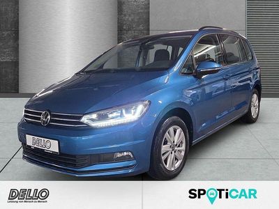 Gebraucht VW Touran Comfortline 150 PS (110 kW) 2022 Caribbean blue metallic Van / Kleinbus