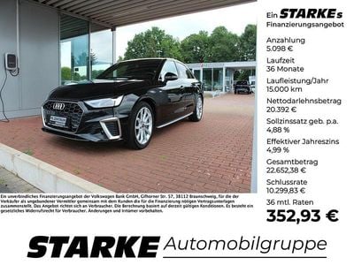 Gebraucht Audi A4 S-Line 204 PS (150 kW) 2022 Schwarz Limousine