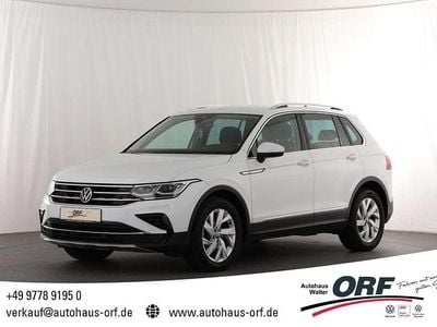 Pure white Gebraucht 2022 VW Tiguan Elegance SUV | 28.990 € (Fairer Preis)