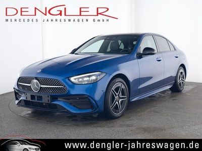Blau Gebraucht 2024 Mercedes C300e AMG Line Premium Plus Limousine | 48.990 € (Etwas zu teuer)