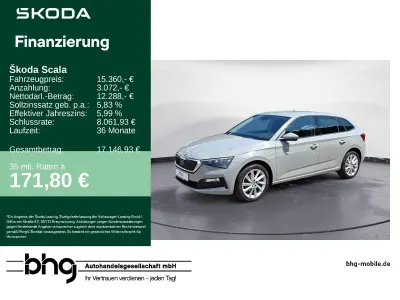 Gebraucht Skoda Scala Clever 150 PS (110 kW) 2022 Grau Kleinwagen