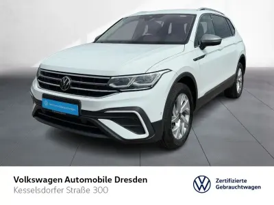 Gebraucht VW Tiguan Allspace Life 200 PS (147 kW) 2022 Pure white SUV