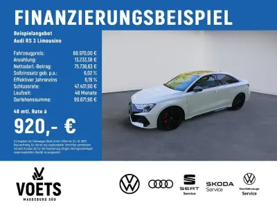 Neu Audi RS3 Sport 400 PS (294 kW) 2026 Grau Limousine