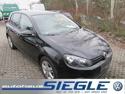 Gebraucht VW Golf VI Match 140 PS (102 kW) 2012 Schwarz metallic Kleinwagen