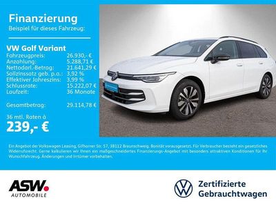 Pure white Gebraucht 2024 VW Golf VIII Goal Kombi | 26.930 € (Fairer Preis)
