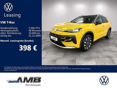 Second-hand VW T-Roc Life 116 CP (85 kW) 2026 Galben SUV