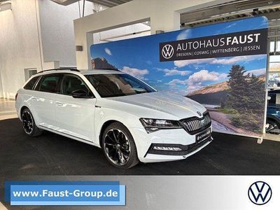 Gebraucht Skoda Superb SportLine 218 PS (160 kW) 2020 Weiß perleffekt Kombi