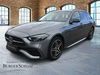 Gebraucht Mercedes C300e AMG 313 PS (230 kW) 2023 Metalliclack selenitgrau Kombi