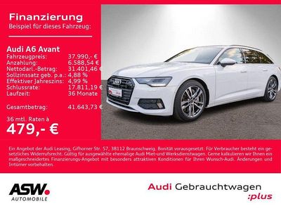 Gebraucht Audi A6 Sport 299 PS (219 kW) 2022 Gletscherweiß metallic Kombi