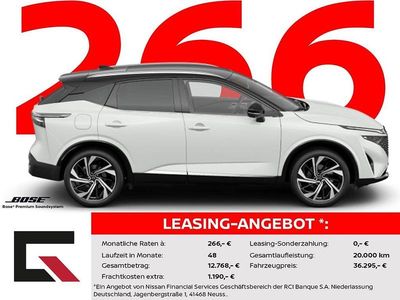 Neu Nissan Qashqai Tekna+ 205 PS (150 kW) 2025 Weiss SUV