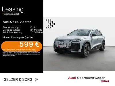 Gebraucht Audi Q6 e-tron S-Line 225 kW (306 PS) 2025 Gletscherweiß metallic SUV