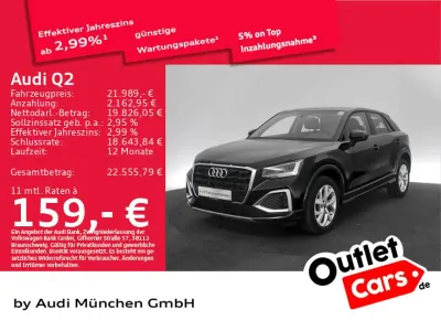 Gebraucht Audi Q2 Advanced 150 PS (110 kW) 2023 Schwarz SUV