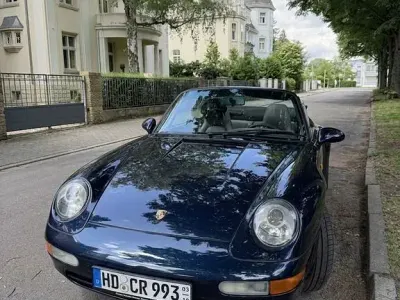 Occasion Porsche 993 286 PK (210 kW) 1997 Blauw Cabriolet