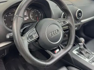 Brugt Audi A3 Cabriolet S-Line 150 HK (110 kW) 2016 Sort Cabriolet