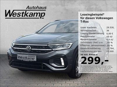 Gebraucht VW T-Roc R-line 150 PS (110 kW) 2025 Indiumgrau metallic SUV
