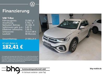 Gebraucht VW T-Roc R-line 110 PS (80 kW) 2024 Grau SUV