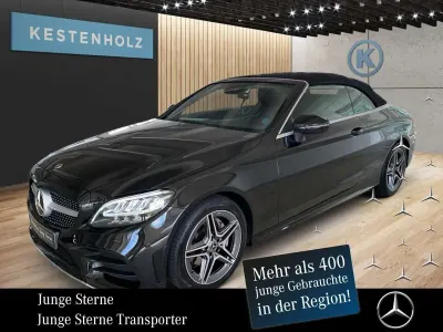 Gebraucht Mercedes C200 AMG 184 PS (135 kW) 2019 Lack obsidianschwarz Cabrio