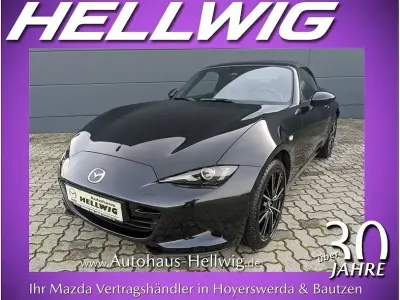 Gebraucht Mazda MX5 Exclusive 184 PS (135 kW) 2024 Jet black metallic (metallic) Cabrio