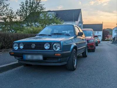 Gebraucht VW Golf II 54 PS (39 kW) 1990 Blau Kleinwagen
