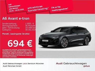 Neu Audi A6 e-tron Sport 314 kW (428 PS) 2026 Daytonagrau perleffekt Kombi
