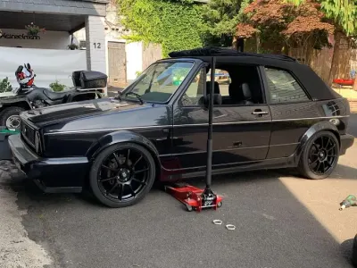 Gebraucht VW Golf Cabriolet GTI 98 PS (72 kW) 1991 Schwarz Cabrio